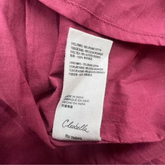 NWT Cleobella Alivia Ankle Dress in Berry maxi organic cotton sz M - Picture 10 of 11